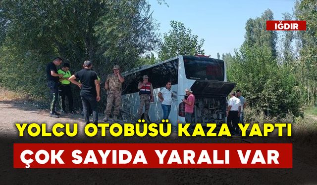 Yolcu Otobüsü Kaza Yaptı: Çok Sayıda Yaralı Var