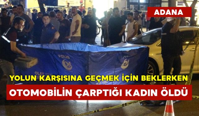 Yolun Karşısına Geçmek İçin Beklerken Otomobilin Çarptığı Kadın Öldü