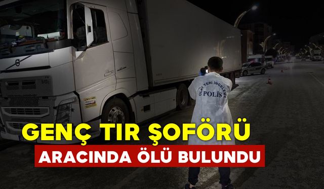 25 yaşındaki tır sürücüsü aracında ölü olarak bulundu