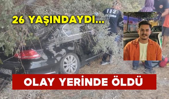 26 yaşındaki genç trafik kazasında öldü