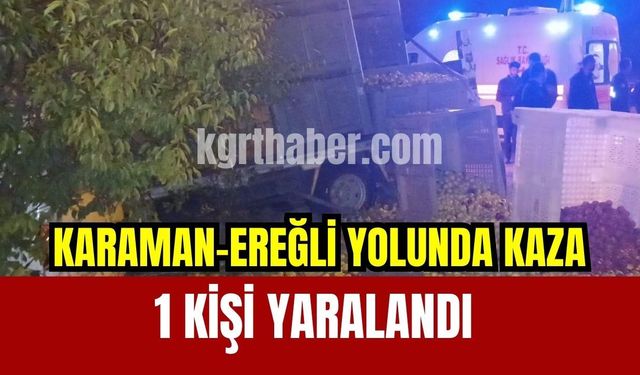 Kazada Elmalar Yola Saçıldı