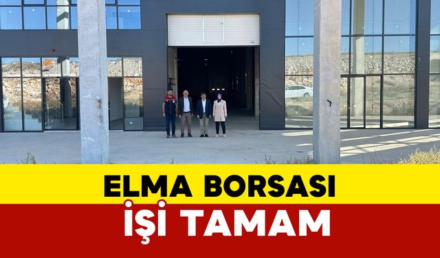 Elma Borsası İşi Tamam