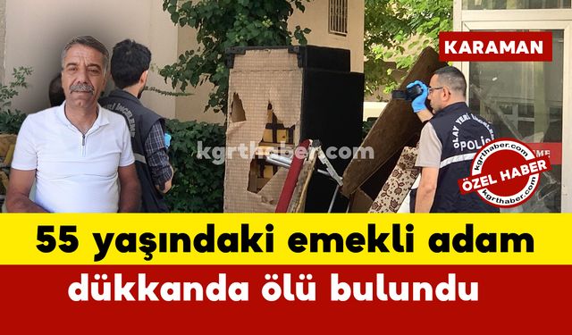 Emekli adam kaldığı döşemeci dükkanında ölü bulundu