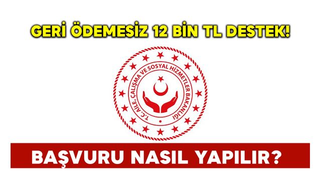 Geri ödemesiz 12 Bin TL destek!: Aile ve Sosyal Hizmetler Bakanlığı’na başvuru nasıl yapılır?