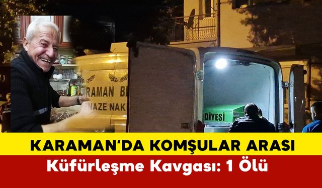 Küfürleşme Kavgası Kötü Bitti: 1 Ölü