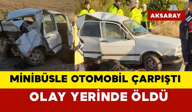 Trafik kazasında olay yerinde öldü