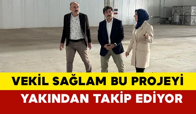 Vekil Sağlam "Elma Borsası" projesinin yakın takipçisi