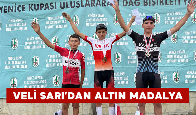 Veli Sarı’dan Altın Madalya