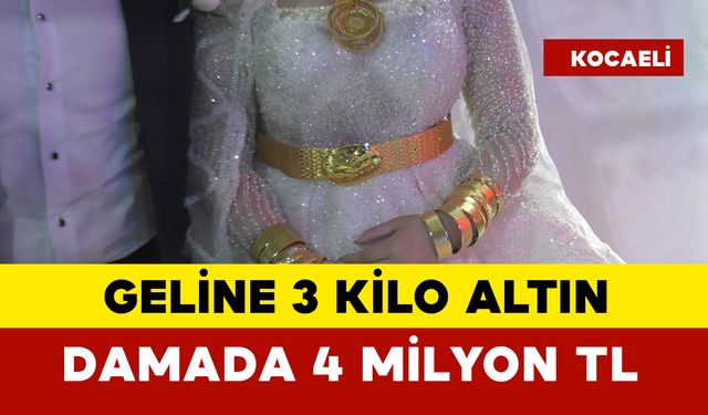 Yine aşiret düğünü, yine geline 3 kilo altın, damada 4 milyon TL takıldı