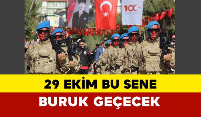 29 Ekim Cumhuriyet Bayramı bu yıl buruk geçecek