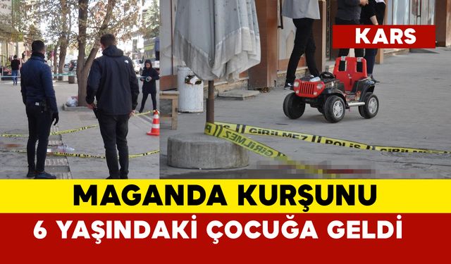 Akülü arabasıyla oynarken maganda kurşunu isabet etti