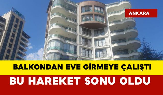 Balkondan evine girmeye çalışan Amerikalı düşerek öldü