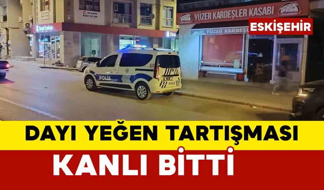 Dayı yeğen tartışması kanlı bitti 1 kişi ağır yaralandı