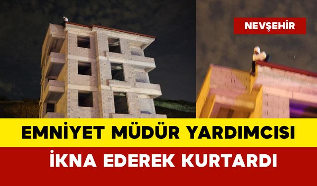 Emniyet müdür yardımcısı ikna ederek intiharı önledi