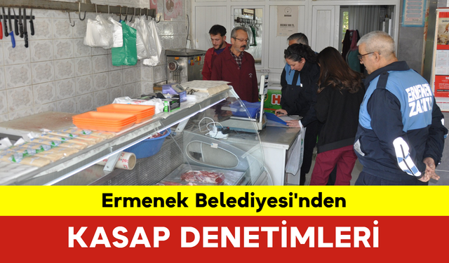 Ermenek Belediyesi'nden Kasap Denetimleri