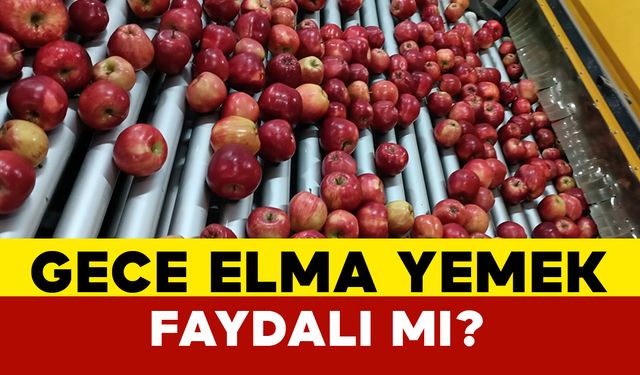 Gece elma yemek faydalı mı?