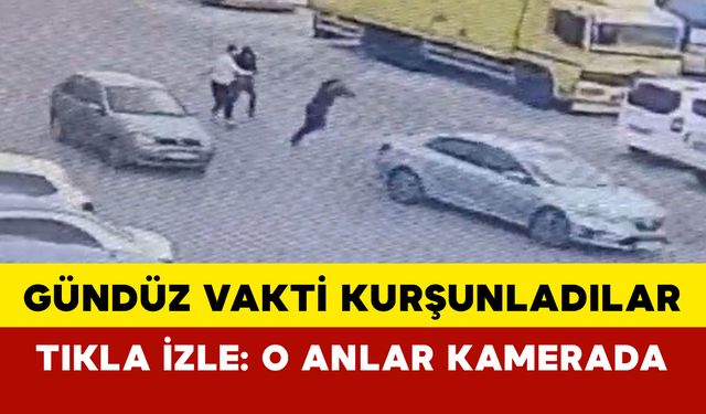 Gündüz vakti böyle kurşunladılar.. o anlar kamerada