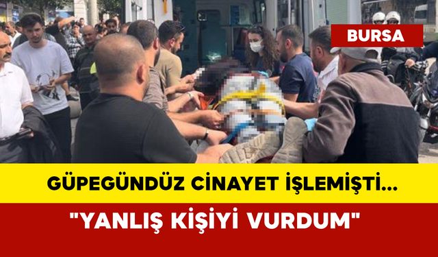 Güpegündüz cinayet işlemişti ifadesi pes dedirtti