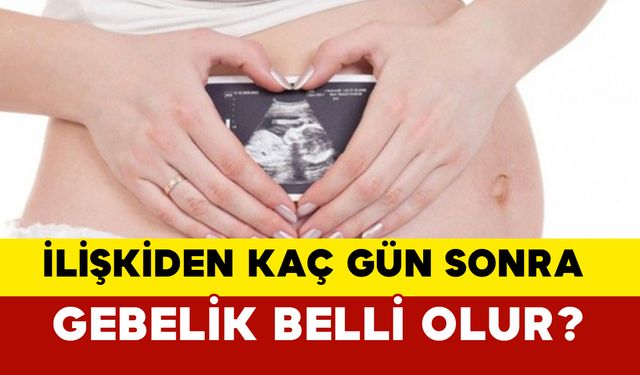 İlişkiden kaç gün sonra gebelik belli olur?