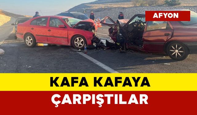 Kafa kafaya çarpıştı: 3 yaralı