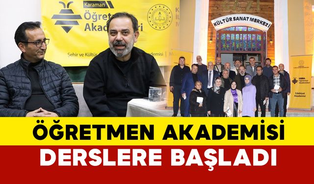 Karaman Öğretmen Akademisi açıldı