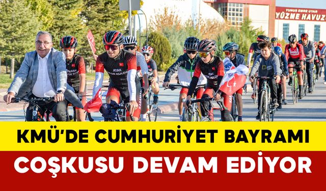 KMÜ’de Cumhuriyet Bayramı Coşkusu Devam Ediyor