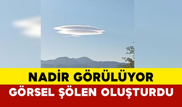 Nadir görülüyor görsel şölen oluşturdu