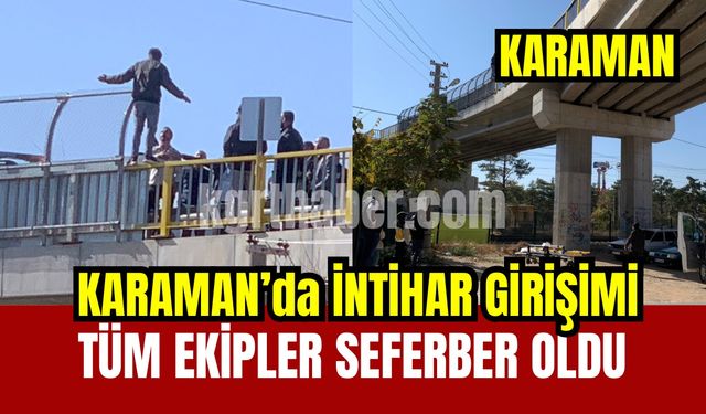 Son dakika: Karaman’da intihar girişimi