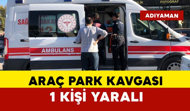 Park yeri kavgası: 1 yaralı