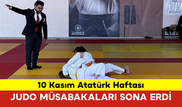 10 Kasım Atatürk Haftası Judo Müsabakaları Sona Erdi