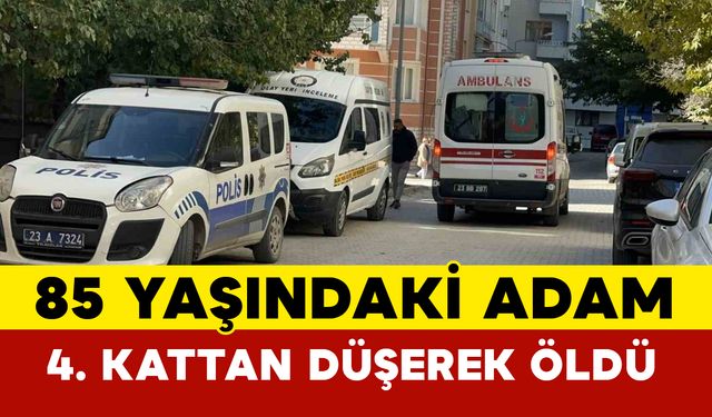 85 yaşındaki adam 4’üncü kattan düşerek öldü