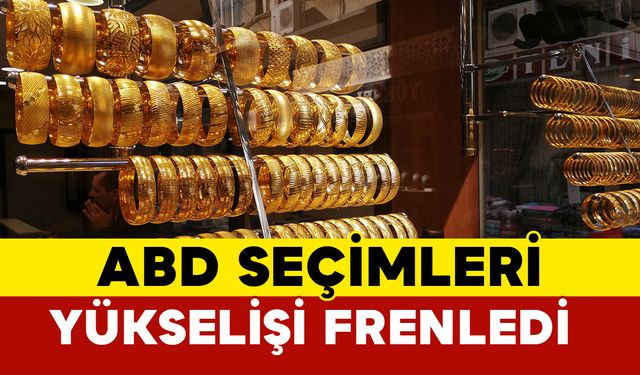 ABD başkanlık seçimleri altın fiyatlarındaki yükselişi frenledi