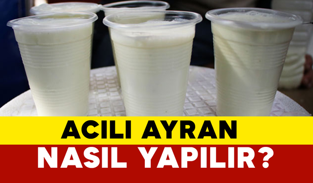 Acılı Ayran Nasıl Yapılır?