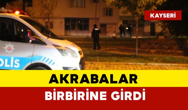 Akrabalar birbirine girdi: 1'i silahla yaralandı