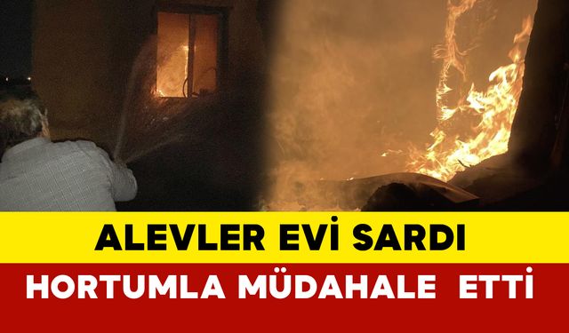 Aksaray’da Sobadan Sıçrayan Kıvılcımlar Evi Alevlere Teslim Etti