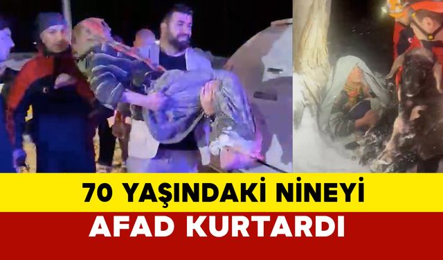 Antalya'da 70 yaşındaki kaybolan yaşlı nineyi AFAD kurtardı