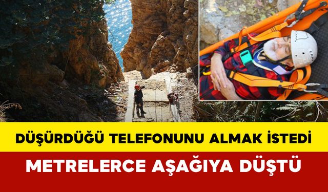 Düşürdüğü Telefonunu Almak İstedi: 20 Metre Yükseklikten Düştü