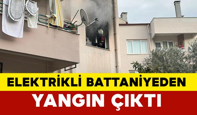 Elektrikli Battaniyeden Yangın Çıktı