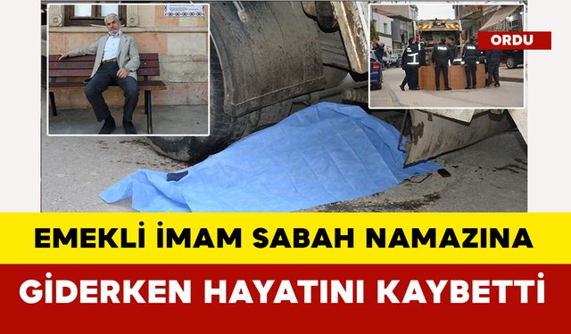 Emekli imam sabah namazına giderken hayatını kaybetti