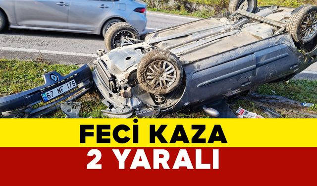 Feci Kaza: 2 Yaralı