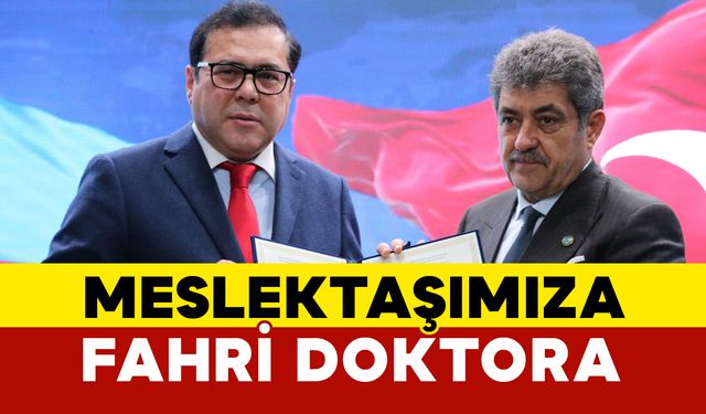 Gazeteciye Fahri Doktora Verildi