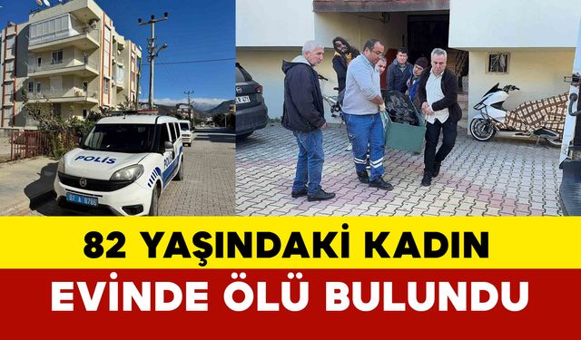 Gazipaşa’da 82 Yaşındaki Kadın Evinde Ölü Bulundu