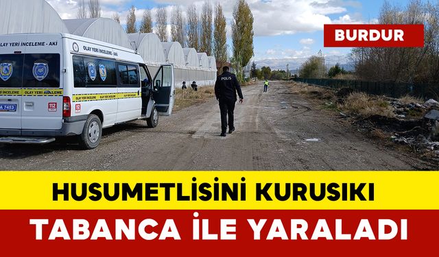 Husumetlisini Kurusıkı Tabanca ile Yaraladı