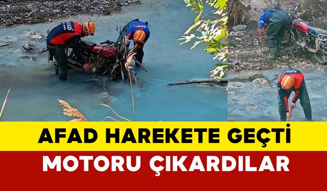 Karaman’da HES Barajı Yakınlarında Bulunan Motosiklet AFAD'ı Harekete Geçirdi