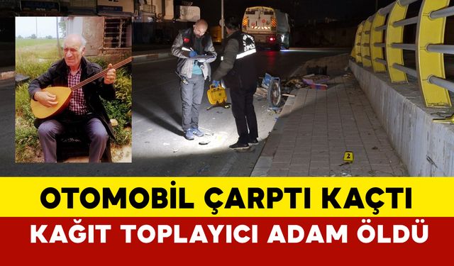 Karaman’da Kağıt Toplayıcıya Otomobil Çarptı Kaçtı, Yaşlı Adam Öldü