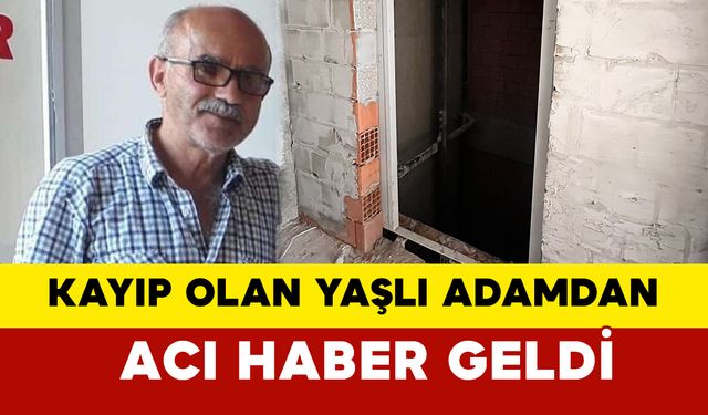 Kayıptı Acı Haber Geldi