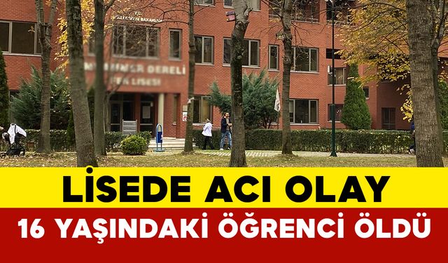 Kocaeli'de Lisede Acı Olay: 16 Yaşındaki Öğrenci Hayatını Kaybetti