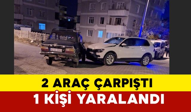 Konya Kulu'da Trafik Kazası: 1 Yaralı