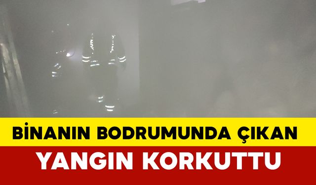 Konya’da Apartman Bodrumunda Yangın Paniğe Neden Oldu