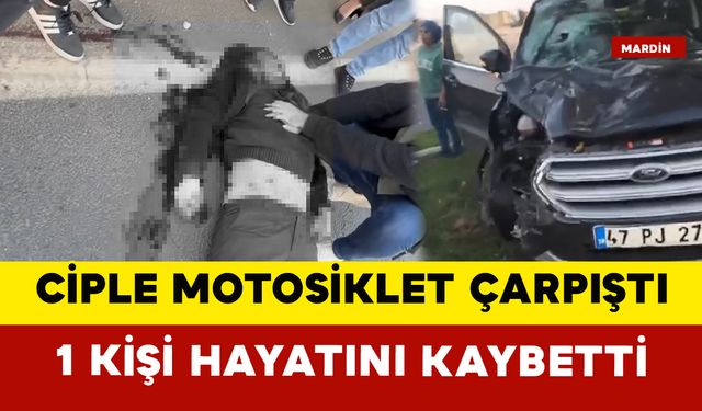 Lüks Cip ile Motosiklet Çarpıştı: 1 Ölü